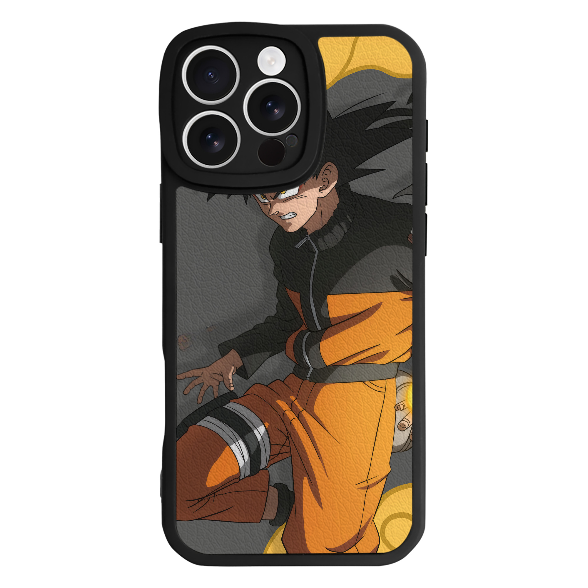 （画像用） ドラゴンボール DRAGON BALL 【iPhone 16シリーズ対応】シリコンスマホケース（レザー調） 材質：シリコン